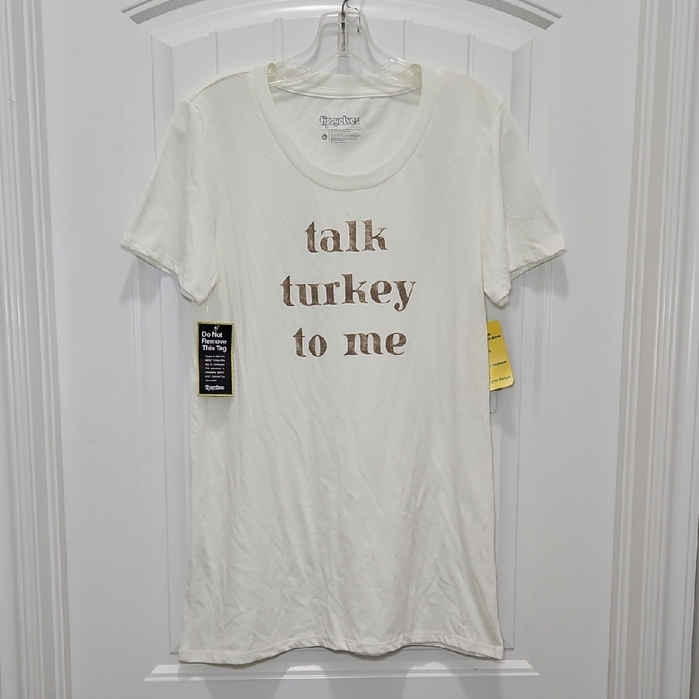 Tipsy Elves Women's 'Talk Turkey to Me' Graphic Tee
